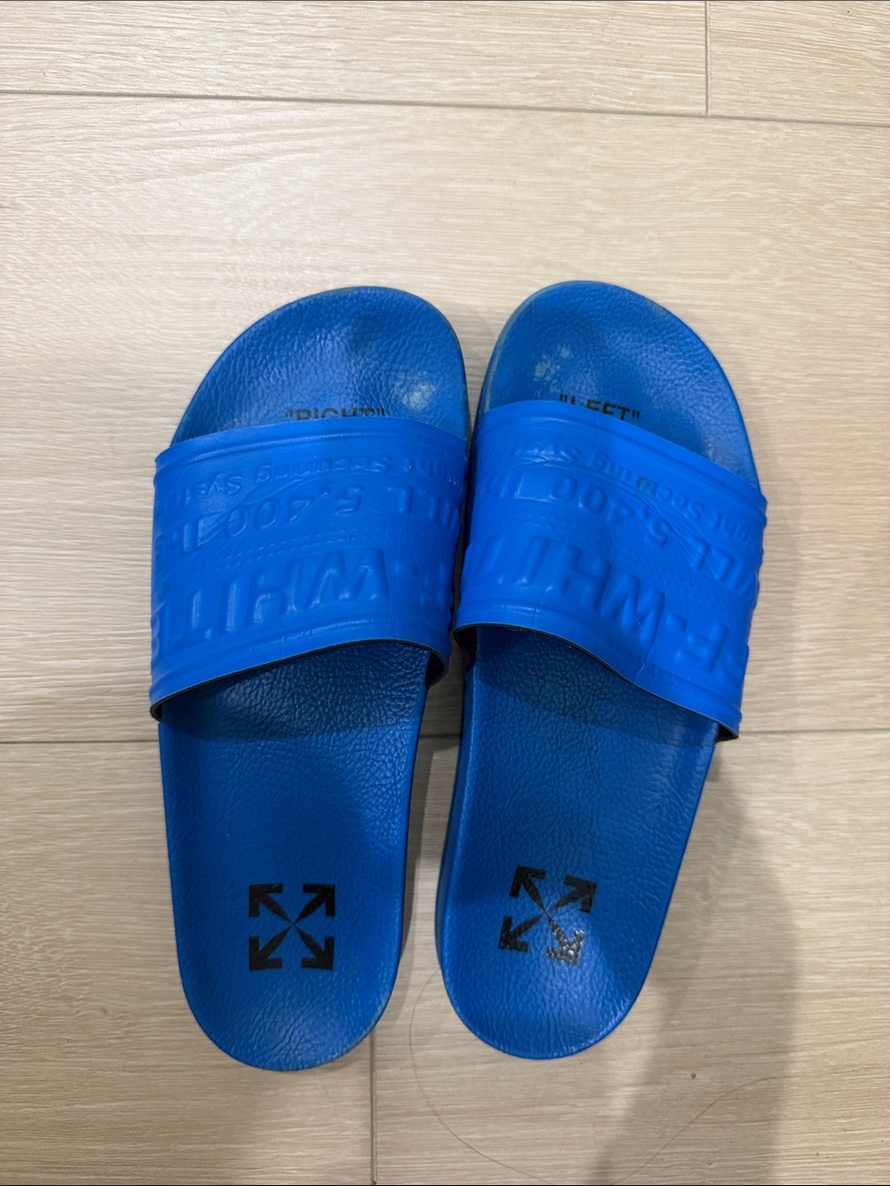 Off-White slides